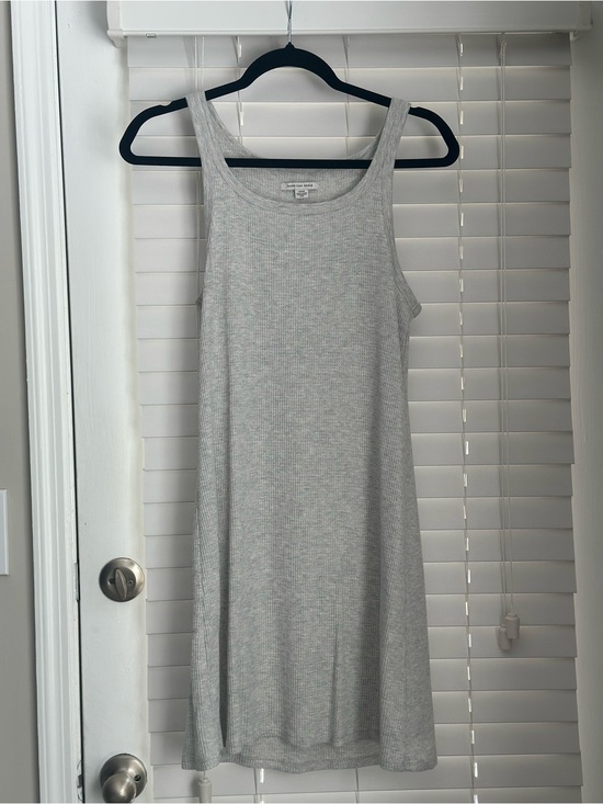 American Eagle Outfitters Dresses & Skirts - American Eagle Outfitters Light Gray Ribbed Tank Dress